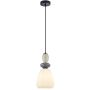 Italux Domali PND-36816-1D-BK-WH Závesná lampa 1x40W/E27 IP20
