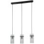 Italux Merto PND-40930-3B-BK Závesná lampa 3x40W/E14 IP20
