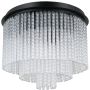 Italux Naute PLF-40931-7A-BK Stropná lampa 7x40W/E14 IP20