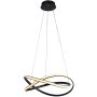 Italux Rumio PND-23917-BK Závesná lampa 1x40W/LED 3000K/4000K/6000K 3400lm IP20