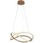 Italux Rumio PND-23917-GD Závesná lampa 1x40W/LED 3000K/4000K/6000K 3400lm IP20