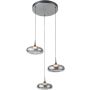 Italux Tenele PND-24028-3A-SILV Závesná lampa 3x21W/LED 3000K 1300lm IP20