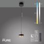 Paul Neuhaus PURE FALLING RINGS 2503-18 Závesná lampa 1x8W/LED 2200-5000k 310lm ip20