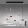Paul Neuhaus PURE FALLING RINGS 2504-18 Závesná lampa 5x8W/LED 2200-5000k 1500lm ip20