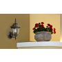 Polux FLORENCJA 302564 Stena svietidlo 1x20W/E27 IP43