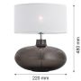 Argon SEKWANA 3050 Stolná lampa 1x15W(Max)/E27 IP20