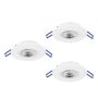 Eglo GEDREZ 300184 Vstavané downlight svetlo 3x4.9W/LED 2700K, 4000K, 6500K 1560lm ip20