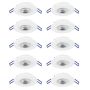 Eglo GEDREZ 300187 Vstavané downlight svetlo 10x4.9W/LED 2700K, 4000K, 6500K 5200lm ip20