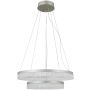 Italux Pantal PND-34533-2L-SILV Závesná lampa 2x36W/LED 3000K/4000K/6000K IP20