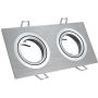 Polux SOUTH 302151 Vstavané downlight svetlo 2x8W/GU10 IP20