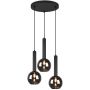 Trio CLAYTON 310390332 Závesná lampa 3x28w/e27 ip20