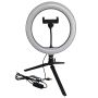 Polux SELFIE 327604 Stolná lampa na stôl 1x10W/LED 2700K-4000K-6000K 240lm IP20