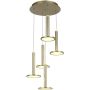 Italux Oliver MD17033012-5A GOLD Závesná lampa 5x60W/LED 3000K 3360lm IP20