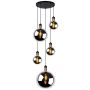 Lucide JULIUS 34438/05/65 Závesná lampa 5x40w/e27 ip20