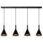 Lucide GIPSY 35410/04/30 Závesná lampa 4x25w/e27 ip20