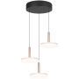 Trio CELESTE 354930365 Závesná lampa 3x7w/led 3000k 750lm ip20