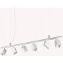 Ideal Lux DYNAMITE 367460 Závesná lampa 6x28W/GU10 ip20
