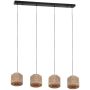 Trio SMILLA 366800436 Závesná lampa 4x10w/e27 ip20