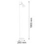 Argon LUKKA 3891 Stojanová lampa 1x15W/E27 IP20