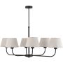 TK Lighting CHICAGO 3999 Žiarovka 6x15W/E27