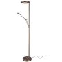 Trio BARRIE 424210304 Stojanová lampa 2x38w/led 2700+4000k 4000lm+600lm ip20