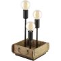Eglo WOOTTON 43594 Stolná lampa 3X40W/E27 IP20