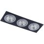 Italux Mooty BL MQ71805-3AB Vstavané downlight svetlo 3x50W/GU5,3 IP20