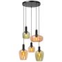 Lucide ILONA 45408/15/99 Závesná lampa 5x40w/e27 ip20