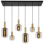 Lucide JOANET 45494/06/65 Závesná lampa 6x40w/e27 ip20