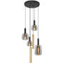 Lucide JOANET 45494/16/96 Závesná lampa 4x40w/e27 ip20