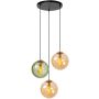 Lucide MONSARAZ 45493/03/33 Závesná lampa 3x40w/e27 ip20
