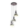 Eglo BARNSTAPLE 49647 Závesná lampa 3x60W/E27