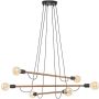 TK Lighting HELIX 4950 Závesná lampa 6x15W/e27 IP20