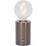 Lucide VIVO 52502/01/08 Stolná lampa 1x1w/e27 2700k 39lm ip20