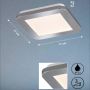 Fischer&Honsel Gotland 21231 Stropné svietidlo 1x8.5W/LED 3000K 1100 lm IP44