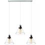 Altavola Design NEW YORK LOFT LA034/CL3_chrom Závesná lampa 3x40W/E27 IP20