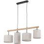 TK Lighting DEVA 6108 Závesná lampa 4x15W/E27