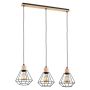 Alfa KASTEL BASKET 62326 Závesná lampa 3x60W/E27 IP20