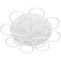Altavola Design Ledowe okręgi LA078/CE_12_in_3k_white Stropná lampa 12x144W/LED 3000K 8600lm IP44