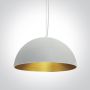 One Light Bowl Shade 63022B/W/BS Závesná lampa 1x20W/E27 IP20