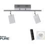 Paul Neuhaus PURE-MIRA 6354-95 Bodové svetlo 2x15W/LED 2700-5000k 1700lm ip20