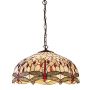 Endon DRAGONFLY BEIGE 64079 Závesná lampa 3x60W/E27 IP20