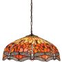 Endon DRAGONFLY FLAME 64082 Závesná lampa 3x60W/E27 IP20