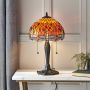 Endon DRAGONFLY FLAME 64092 Stolná lampa 2x60W/E27 IP20