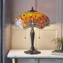 Endon DRAGONFLY FLAME 64093 Stolná lampa 2x60W/E27 IP20