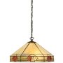 Endon NEVADA 64285 Závesná lampa 1x60W/E27 IP20