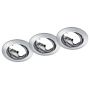 Trio JURA 650100306 Vstavané downlight svetlo 3x15w/gu10 ip20
