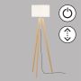 Fischer&Honsel SHINE-WOOD 40478 Stojanová lampa 3x40W/E27 IP20