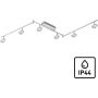 Paul Neuhaus SILEDA 6787-96 Bodové svetlo 6x41W/LED 3000k 4500lm ip44