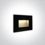 One Light The Glass Face 68076/B/W Schodová lampa na zabudovanie 1x3W/LED 3000K 200lm IP65
